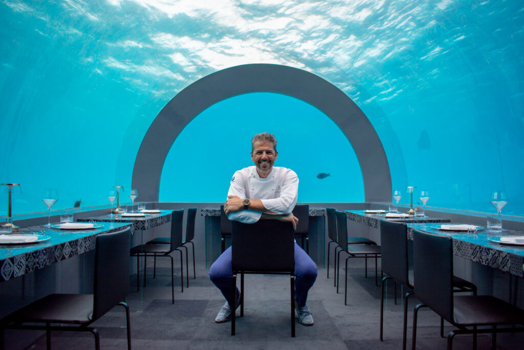 馬爾地夫You&Me海底餐廳請到米其林明星大廚管理