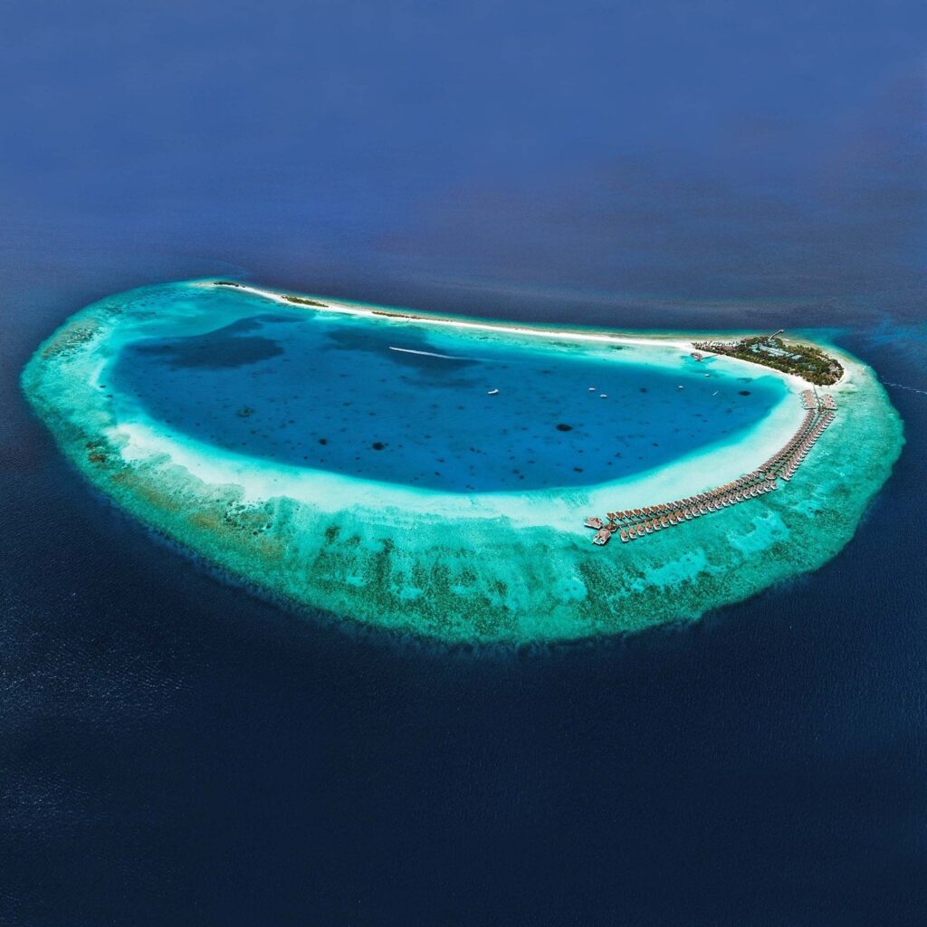 Finolhu Maldives馬爾地夫斐諾湖度假村空拍圖