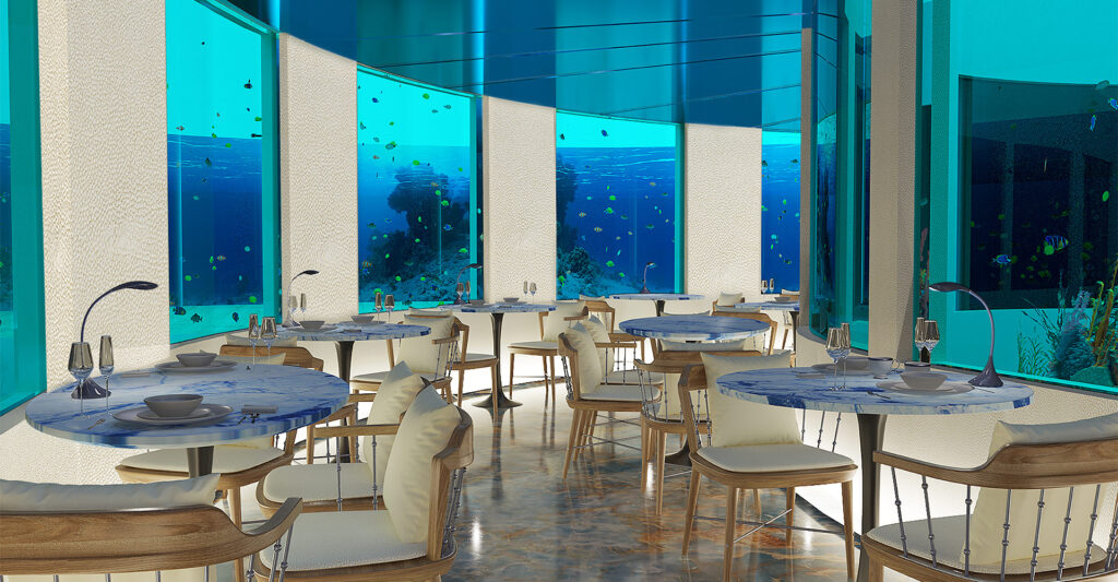 馬爾地夫最大的海底餐廳Only BLU全新開幕