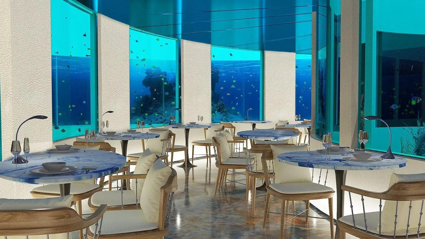 OBLU SELECT Lobigili 洛碧吉利度假村海底餐廳