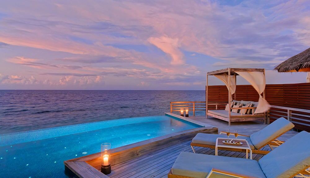 Baros Water Pool Villa 私人泳池與日落海景