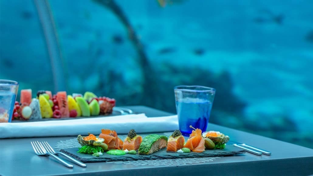 海底餐廳的料理