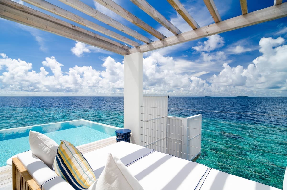 Ocean Reef House 海礁別墅的露台與泳池