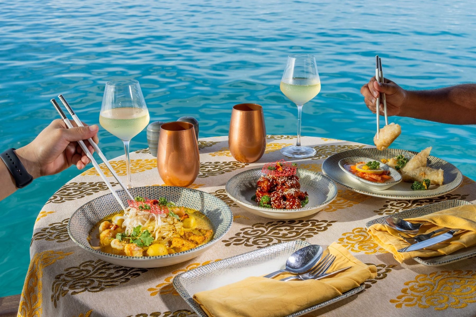 海景餐廳的料理