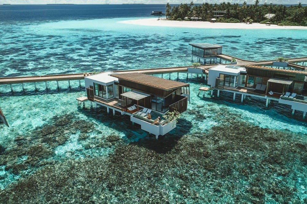 礁湖上的海上別墅