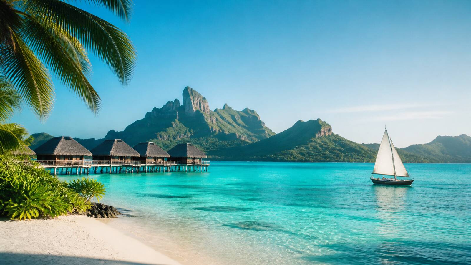 Indian Ocean and Asian island holiday scenery