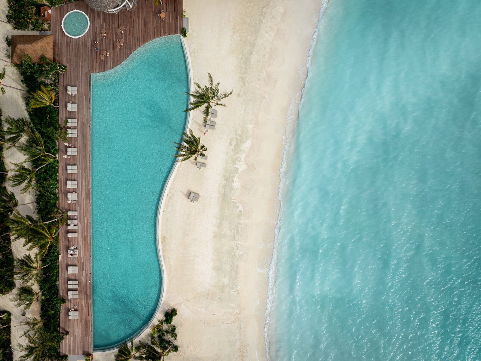 ananea Madivaru Maldives 島嶼泳池空拍
