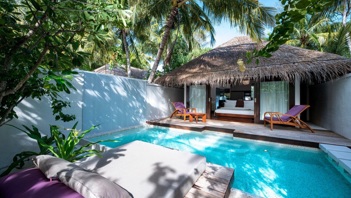 Coco Bodu Hithi Island Villa 私人泳池