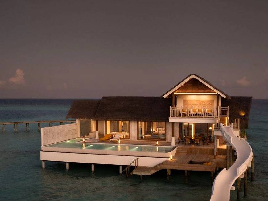 DON MAAGA Maldives 水上泳池別墅設計示意
