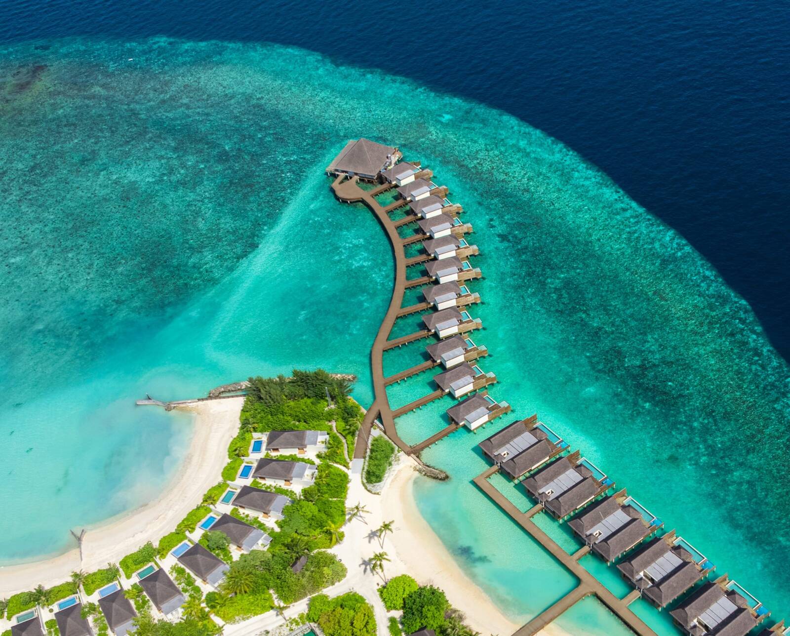 dusitD2 Feydhoo Maldives 島嶼空拍