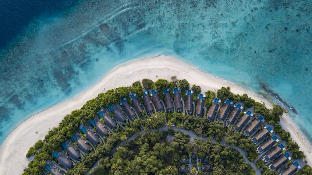 Furaveri Maldives 沙灘別墅空拍