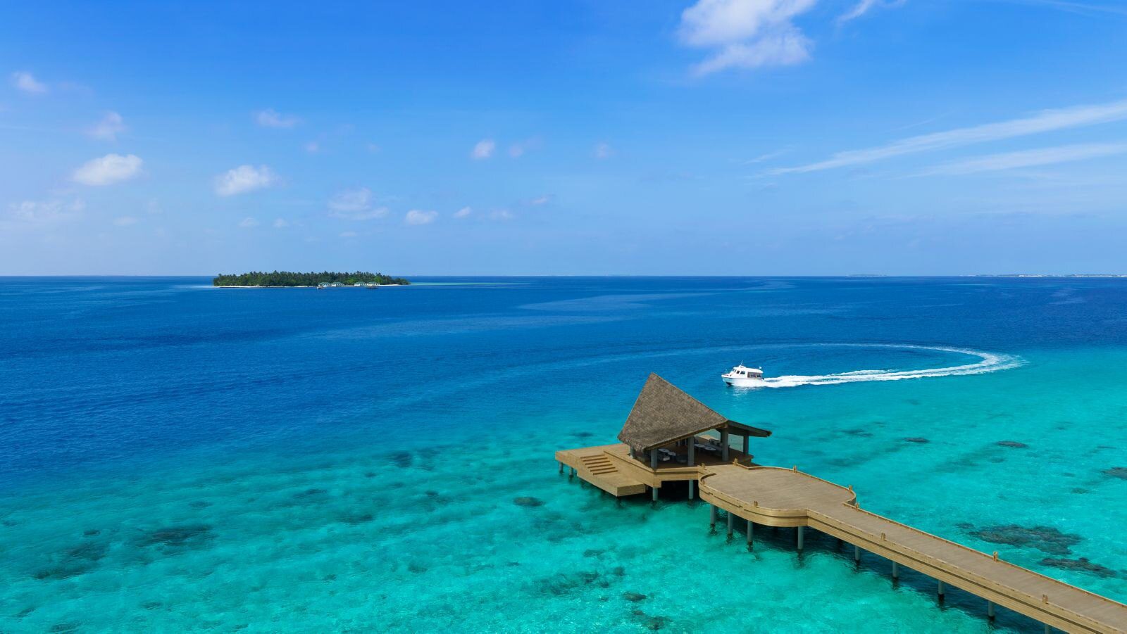 JW Marriott Maldives Kaafu Atoll Island Resort 抵達碼頭