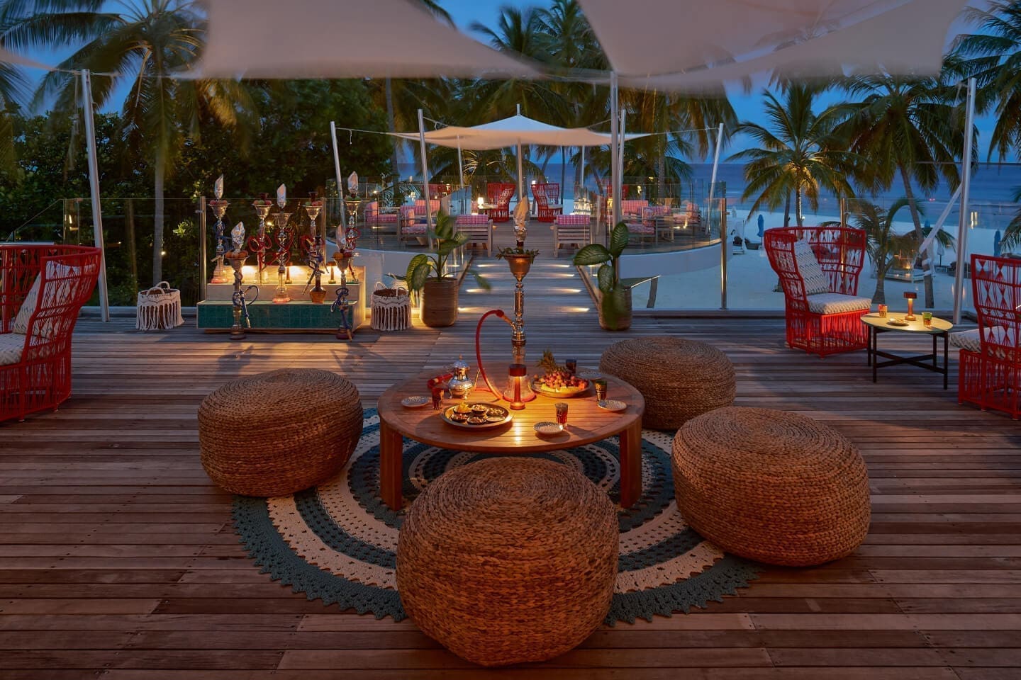 Baa Baa Beach Club 的黃昏