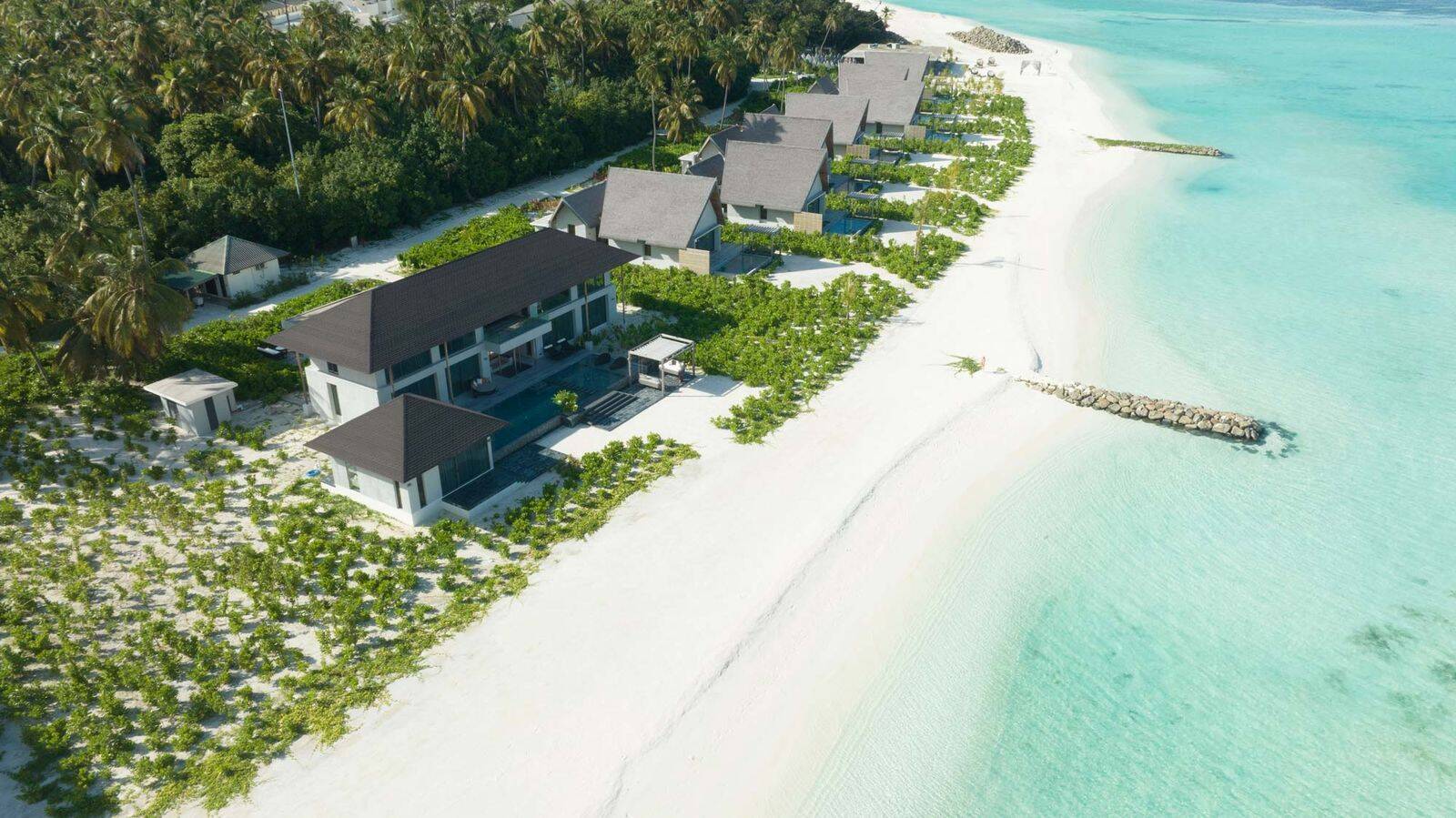 Madifushi Private Island 沙灘別墅空拍