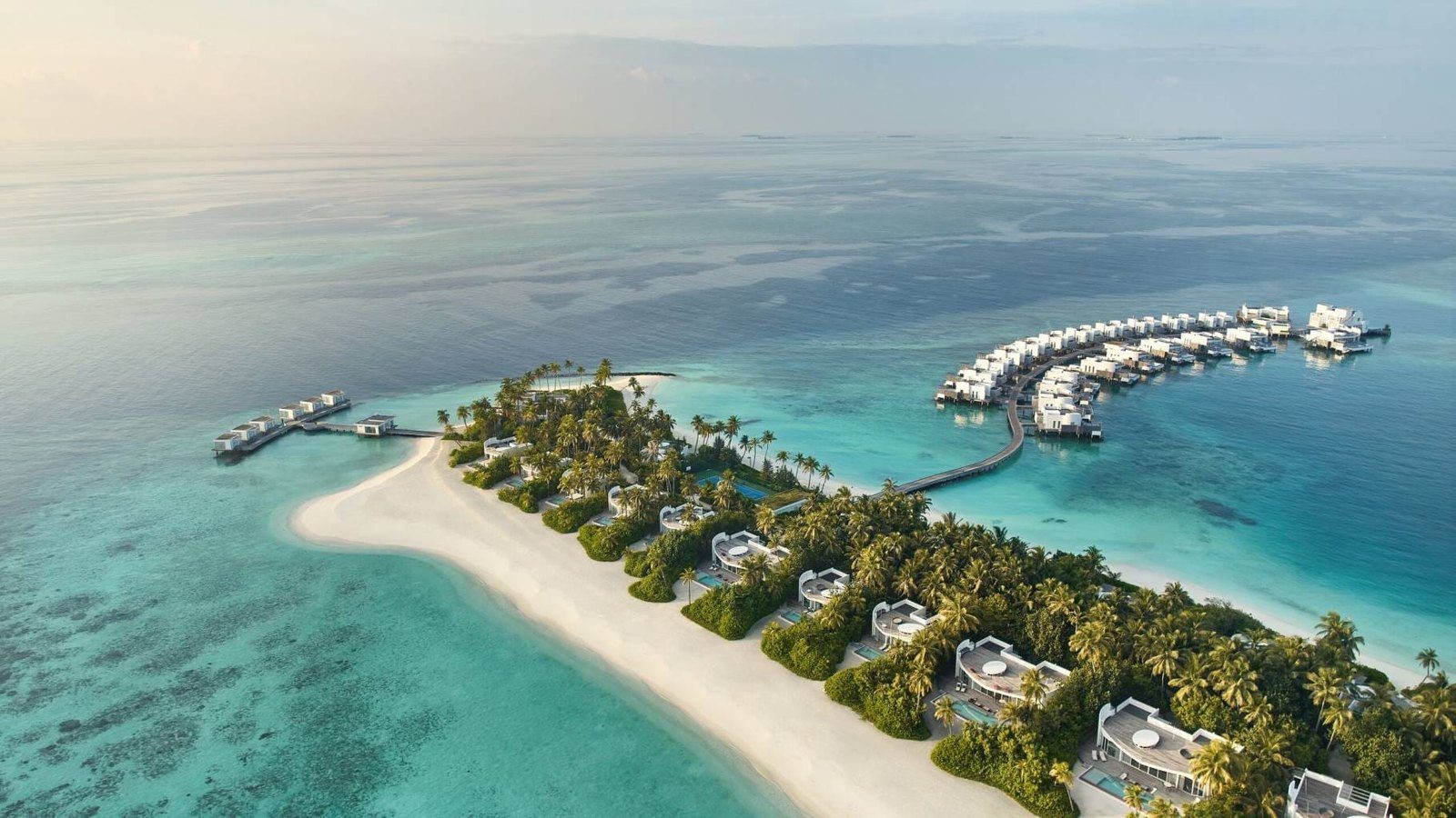 Maldives overwater villas