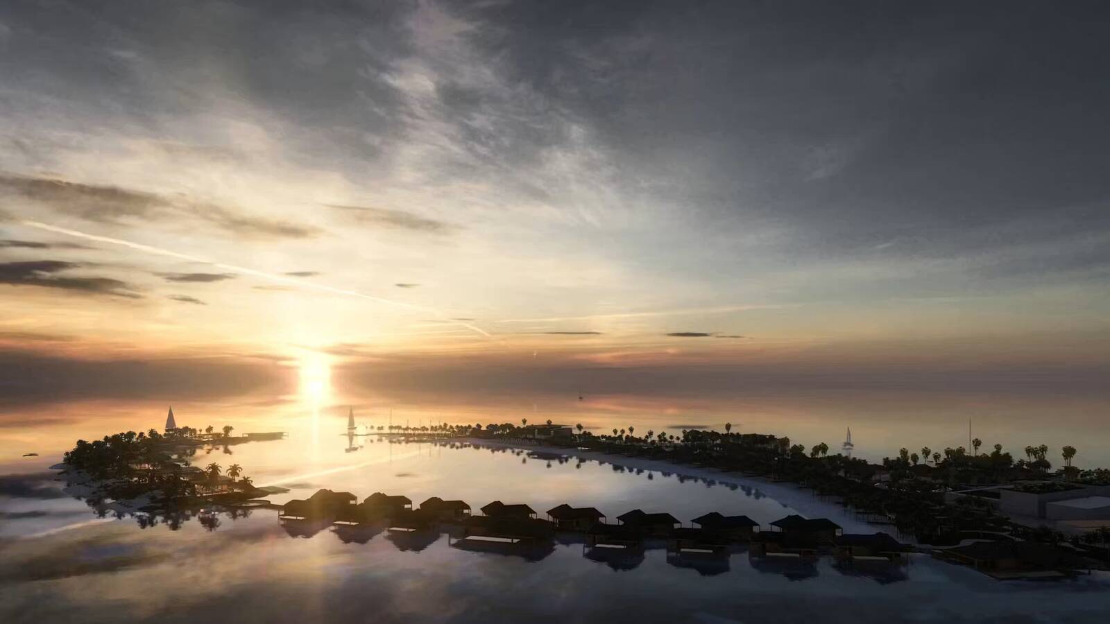 Nammos Maldives 島嶼設計示意