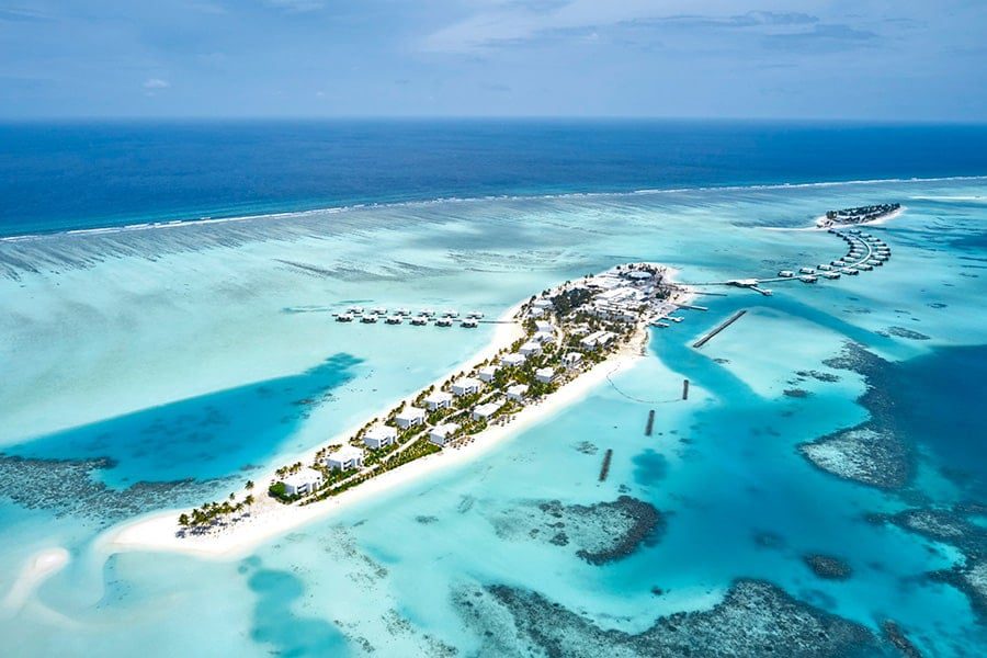 Riu Atoll 泳池與沙灘
