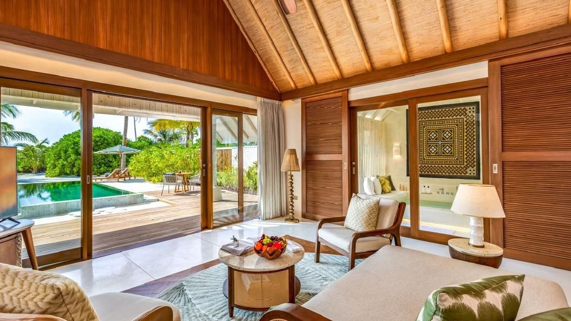 RAH GILI Maldives 沙灘泳池別墅室內與泳池