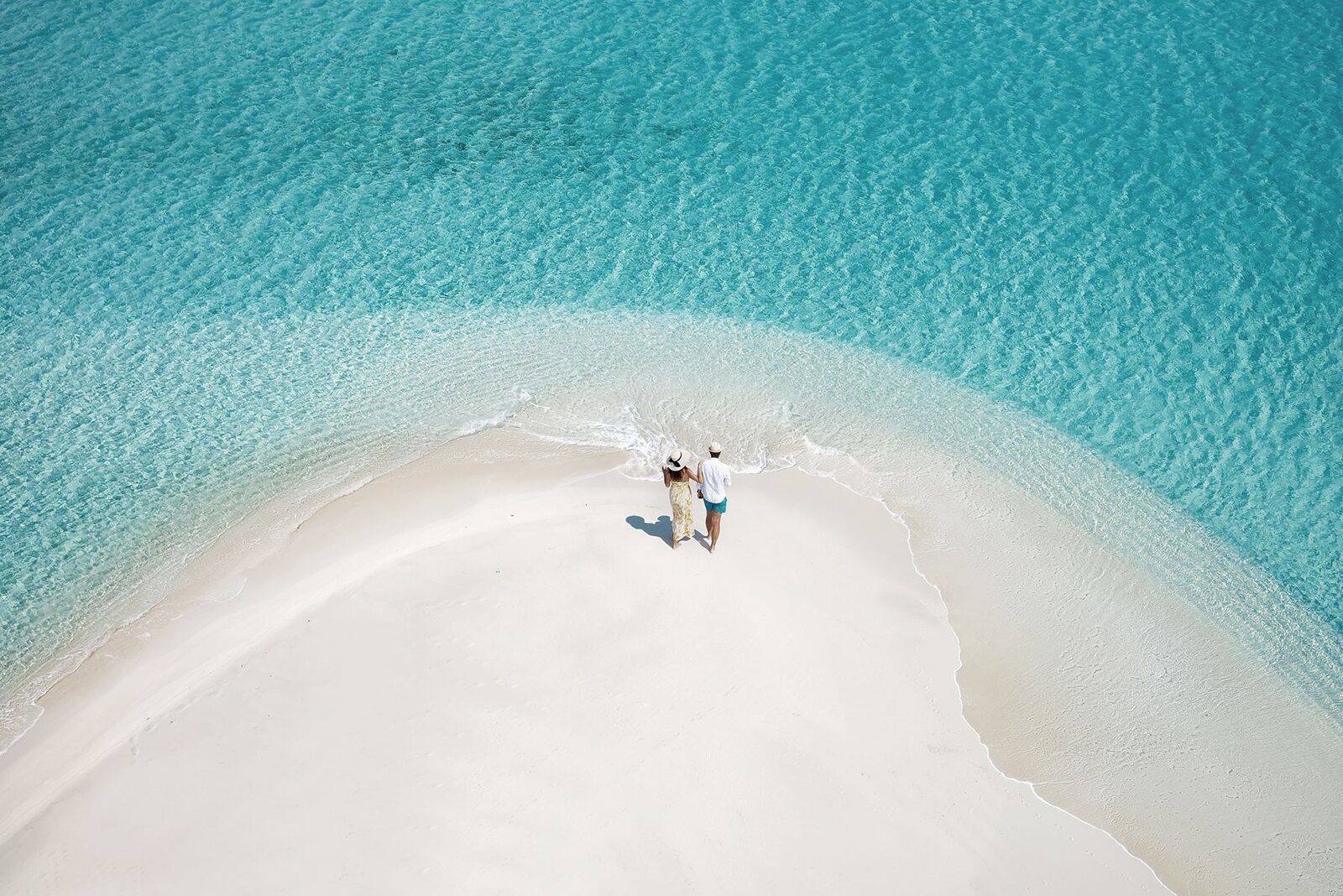 RAH GILI Maldives 白色沙洲空拍
