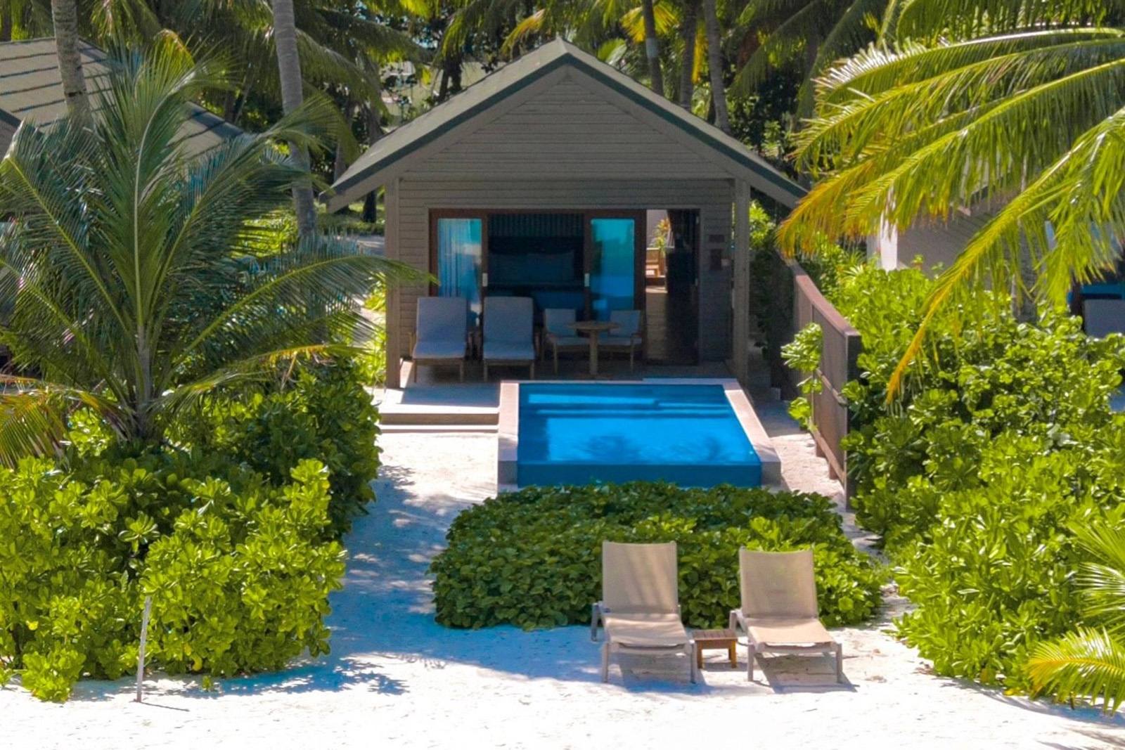 Meeru Maldives Beach Pool Villa 私人泳池與沙灘