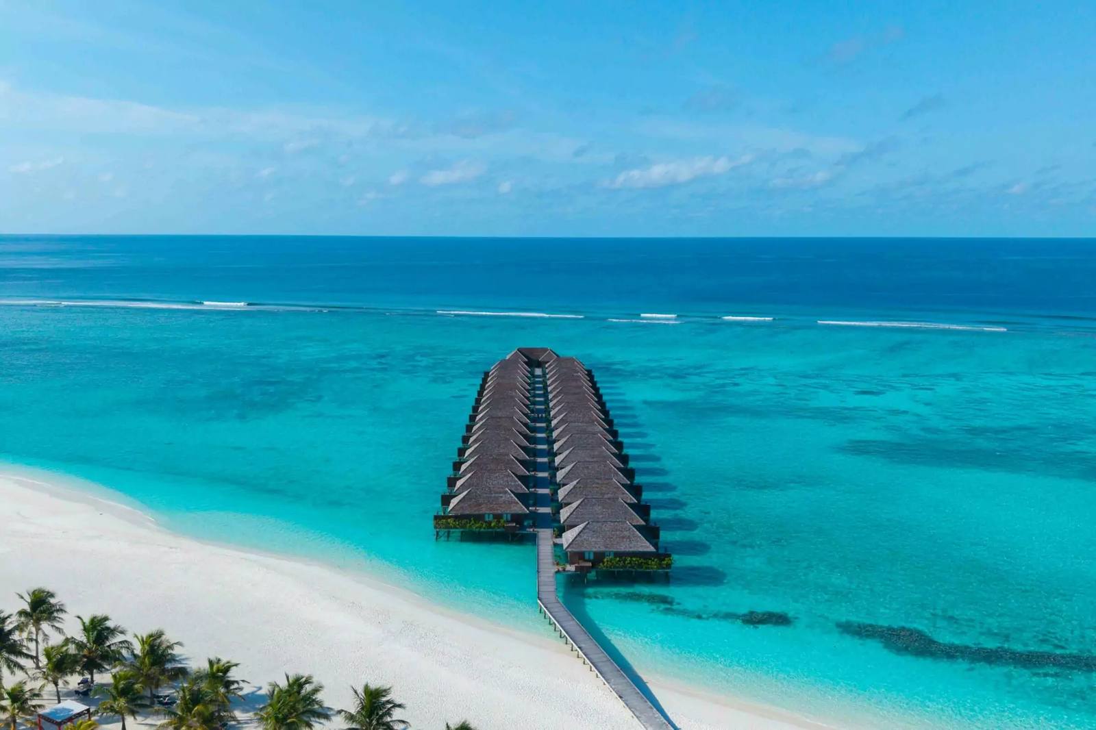 Meeru Maldives Ocean Villa 水上別墅空拍