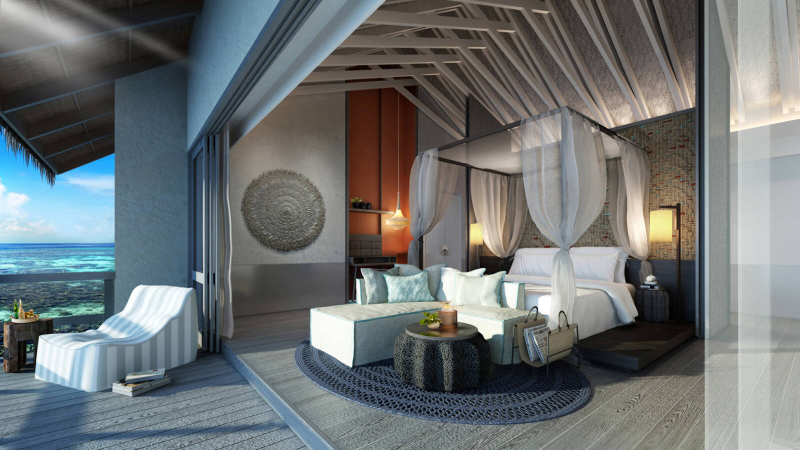 Four Seasons Voavah Two-Bedroom Water Villa 水上別墅