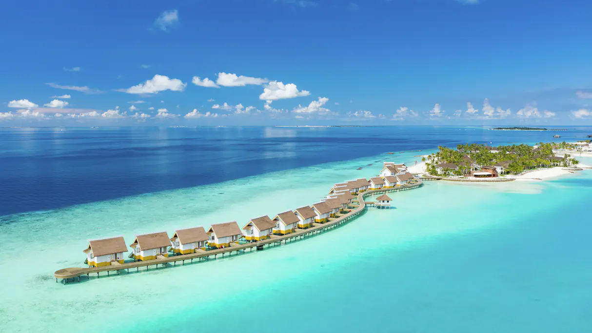 Crossroads Maldives 多島型度假村空拍