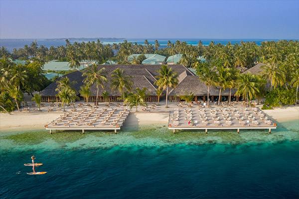 Vilamendhoo Island Resort 空拍