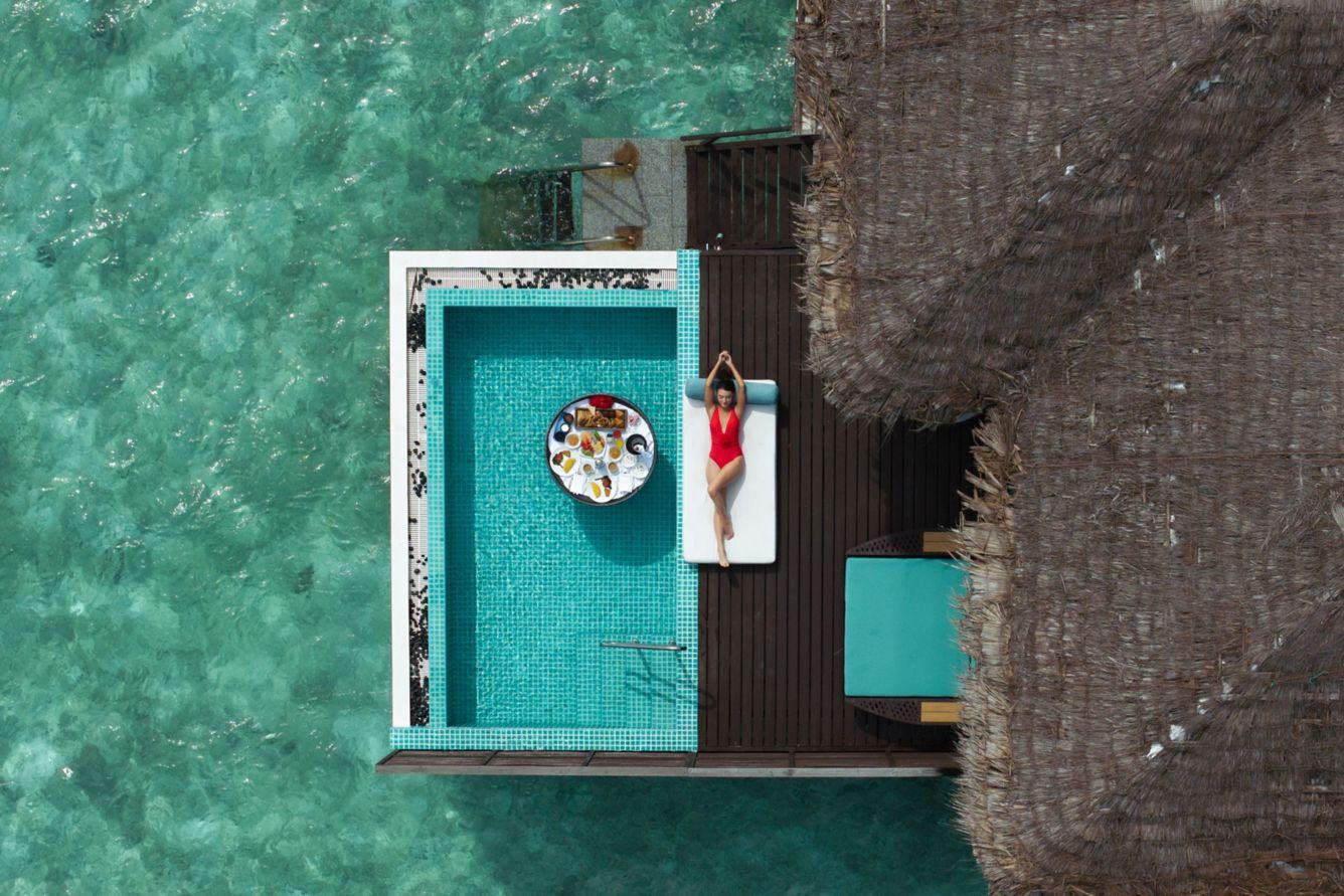 馬爾地夫喜來登滿月島 Sheraton Maldives Full Moon Resort & Spa 房內用餐