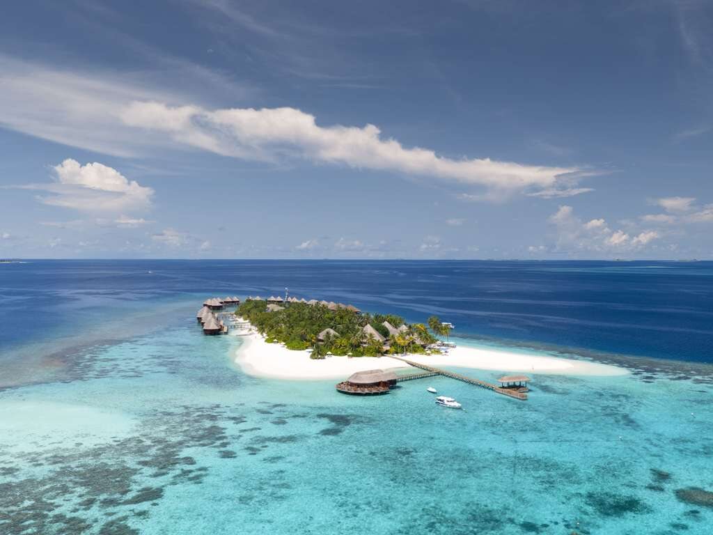 V Villas Maldives at Mirihi 自然島嶼空拍