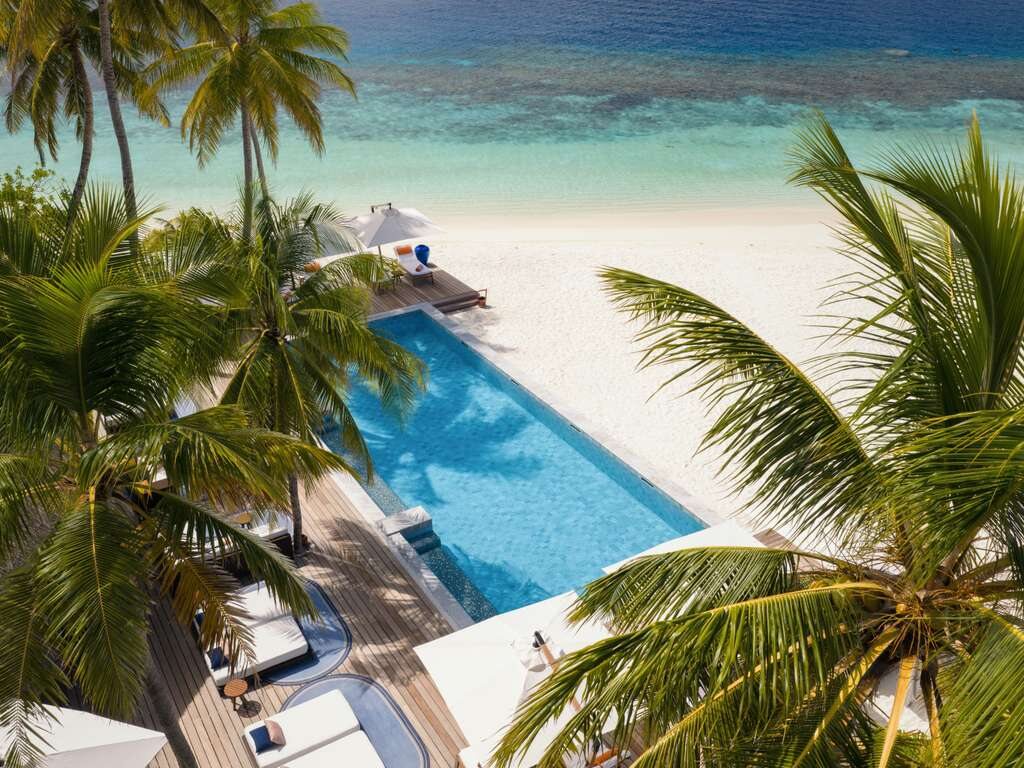 V Villas Maldives at Mirihi 海景泳池