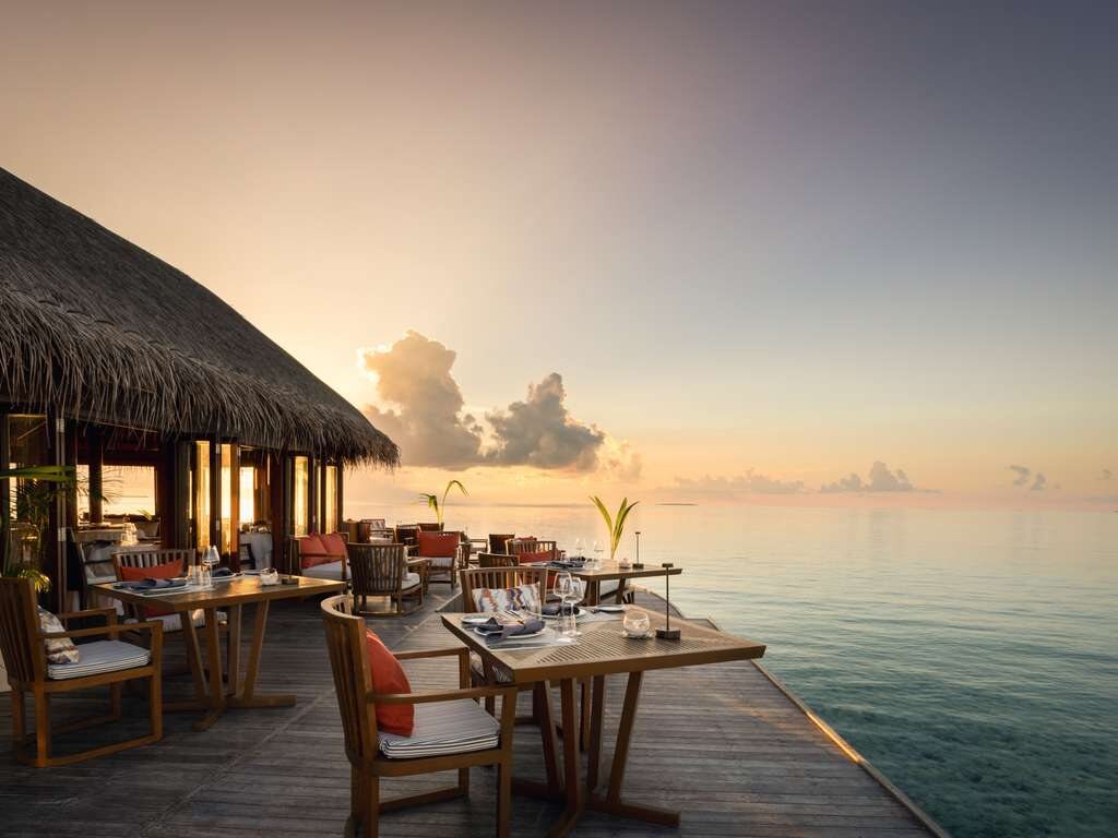 V Villas Maldives at Mirihi 海景餐廳