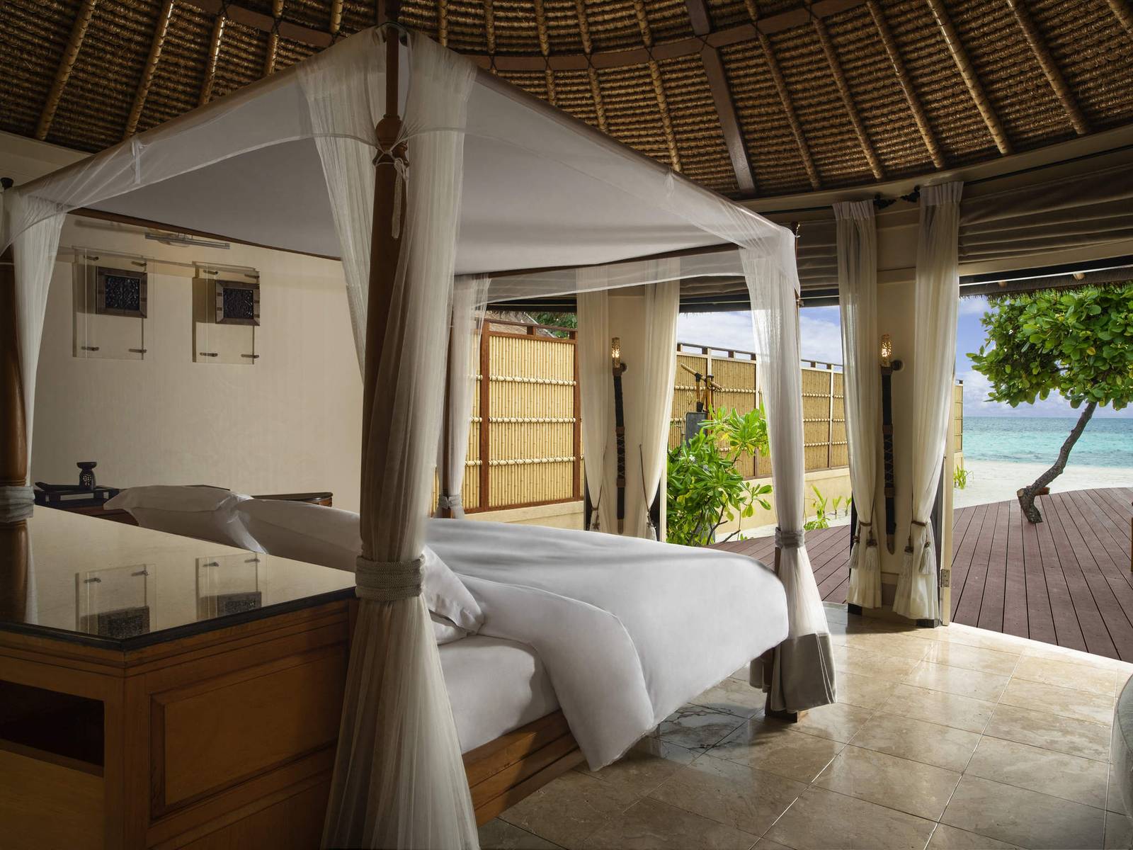 Banyan Tree Vabbinfaru Beachfront Sunset View Pool Villa 臥室