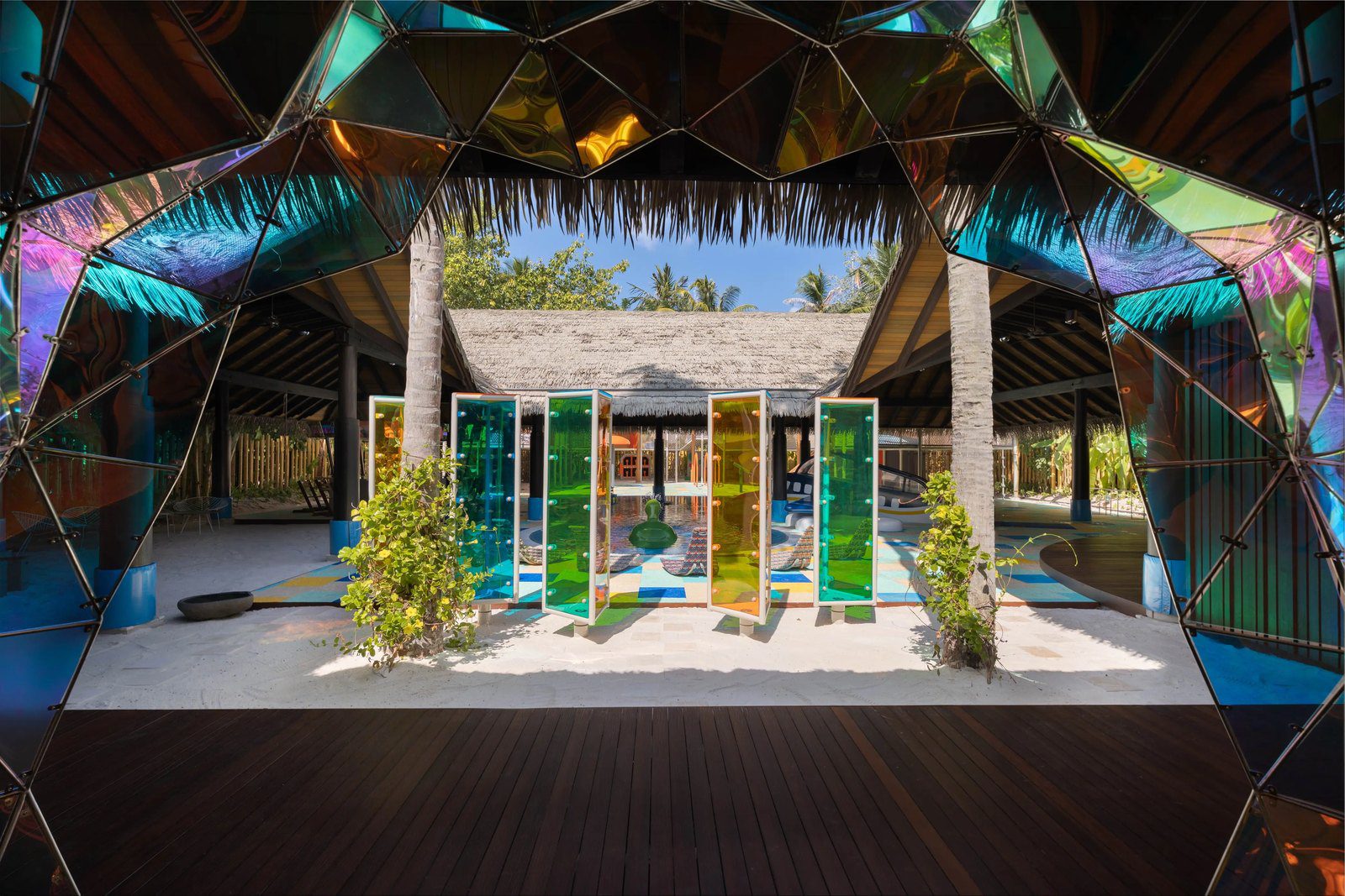 Velaa Private Island 兒童俱樂部空間全景