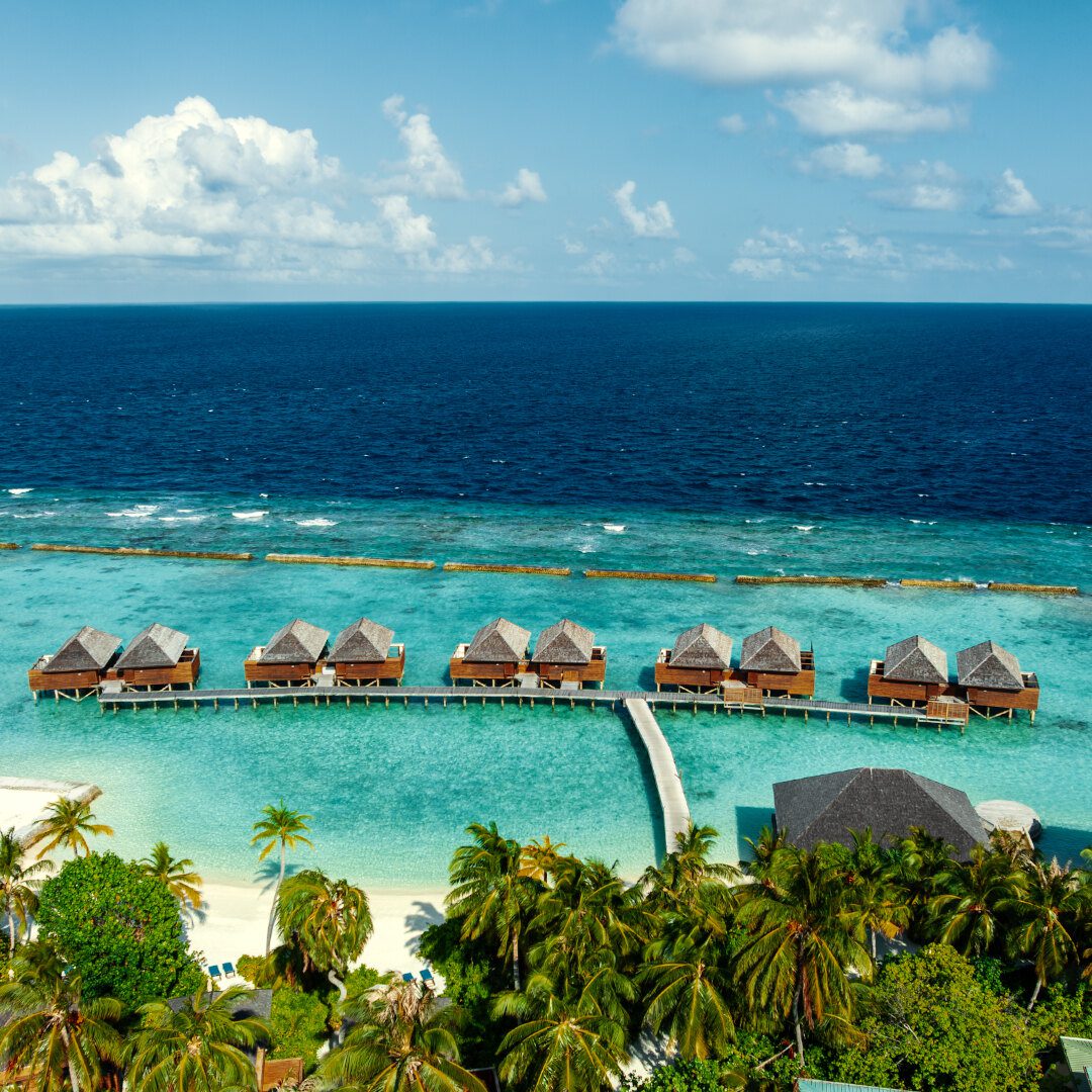 Veligandu Maldives Resort Island Ocean Jacuzzi Villas 空拍