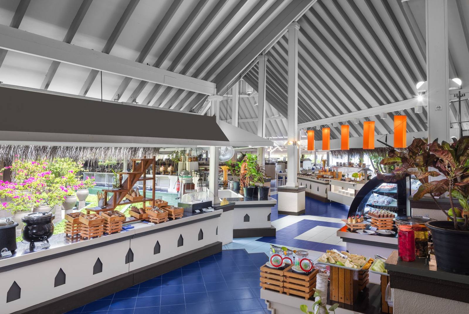 Adaaran Club Rannalhi 自助餐台