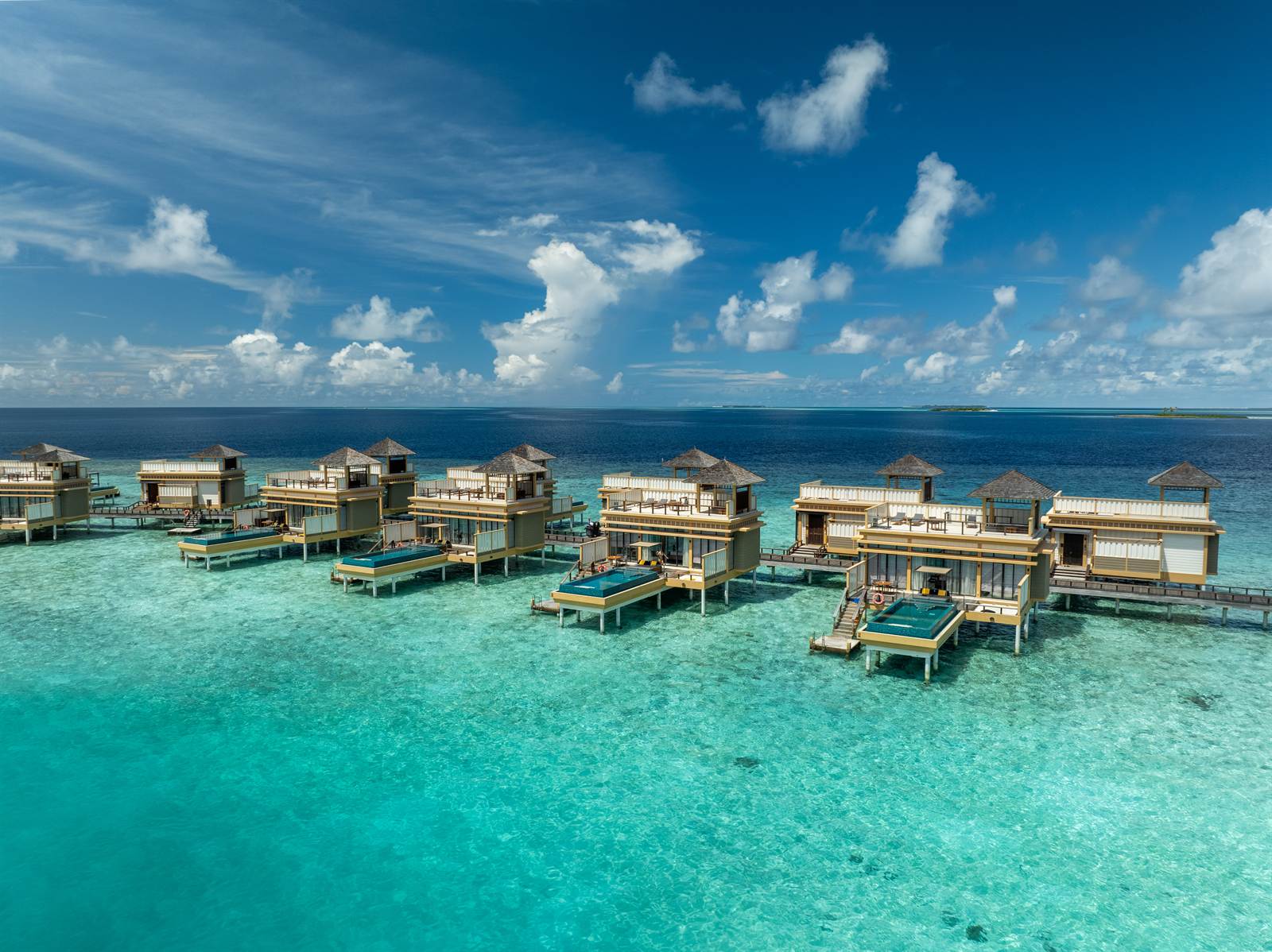 Angsana Velavaru 悅椿度假村 InOcean 海上泳池別墅與碧藍潟湖