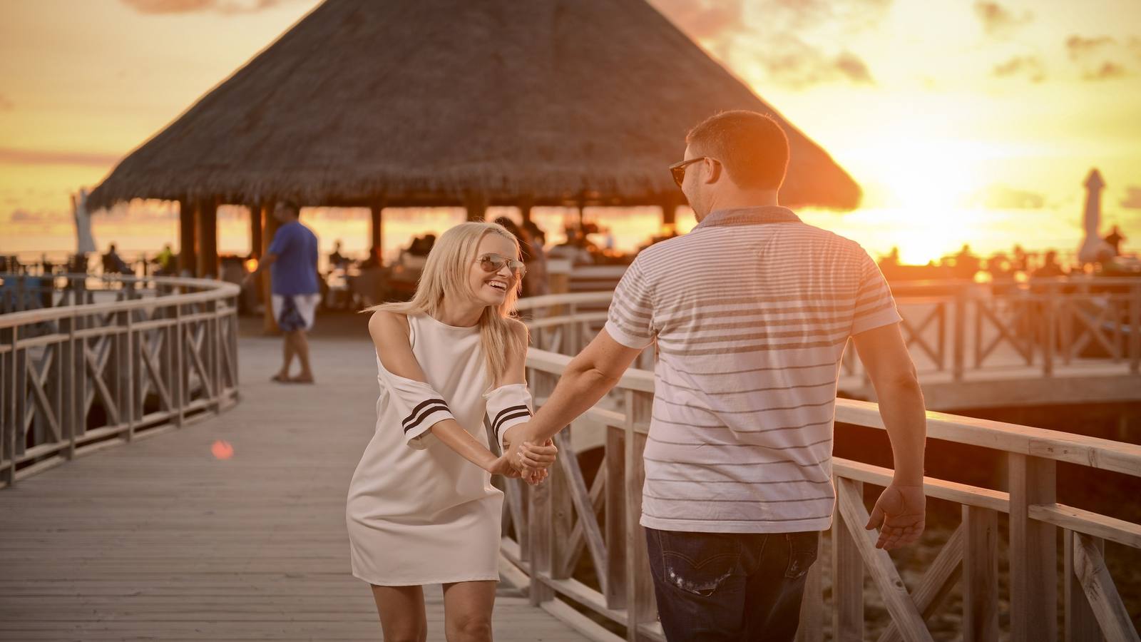 Bandos Maldives Huvan 夕陽露台