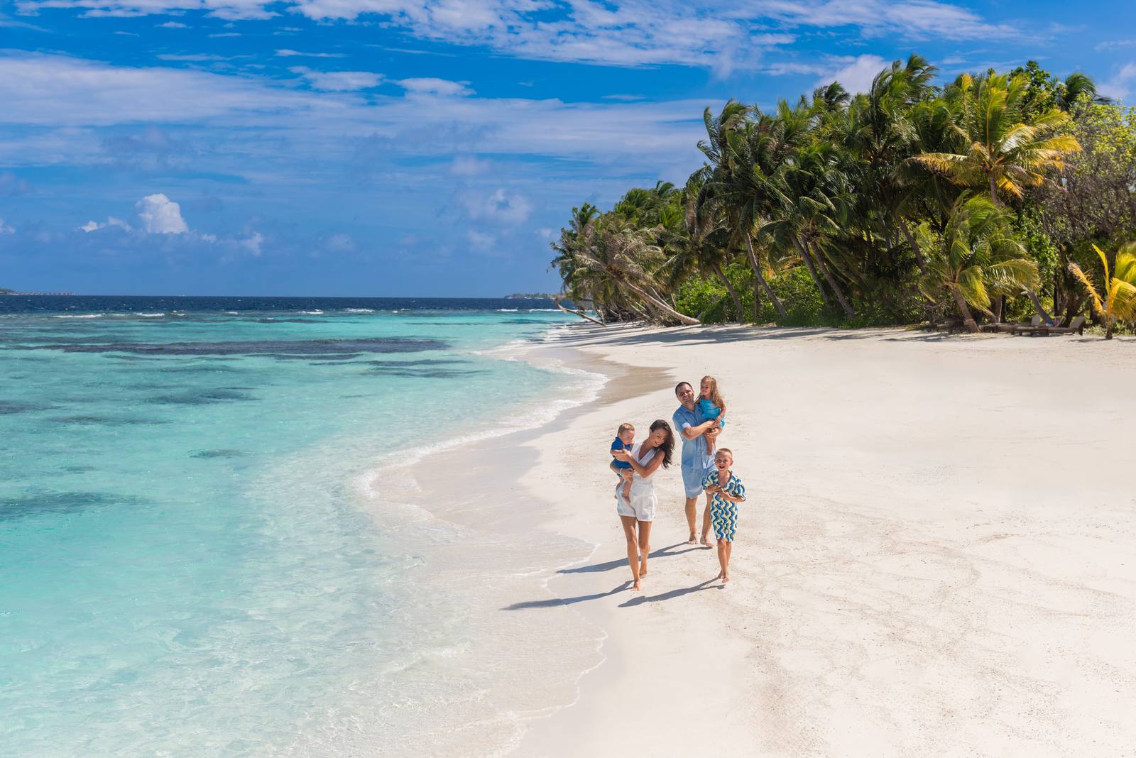 Bandos Maldives 白沙灘與潟湖親子散步