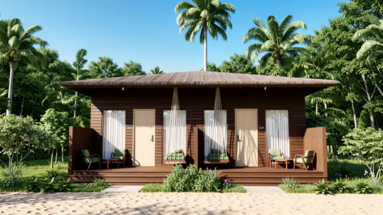 Bandos Maldives Garden Villa 外觀