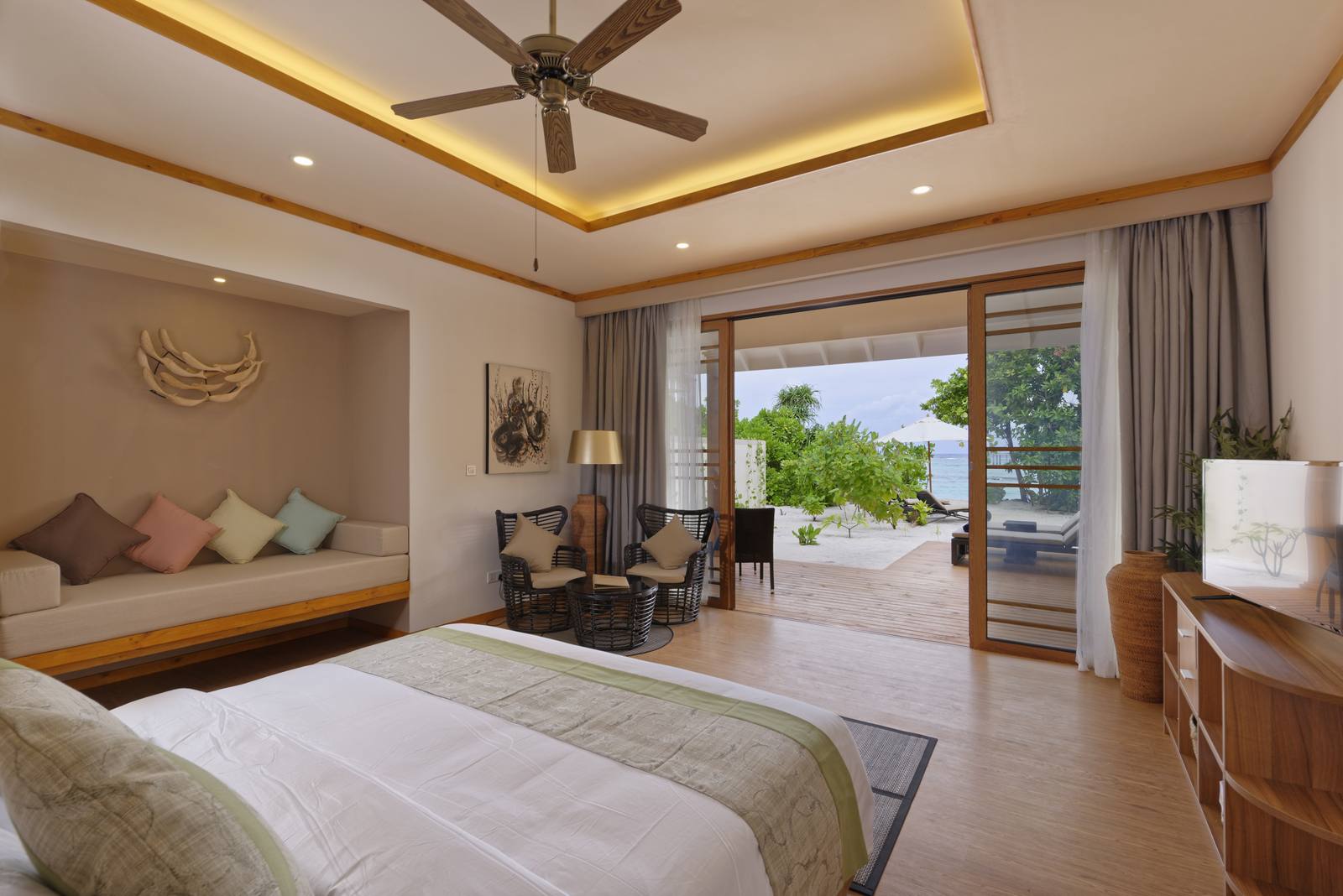 Brennia Kottefaru Beach Villa 臥室
