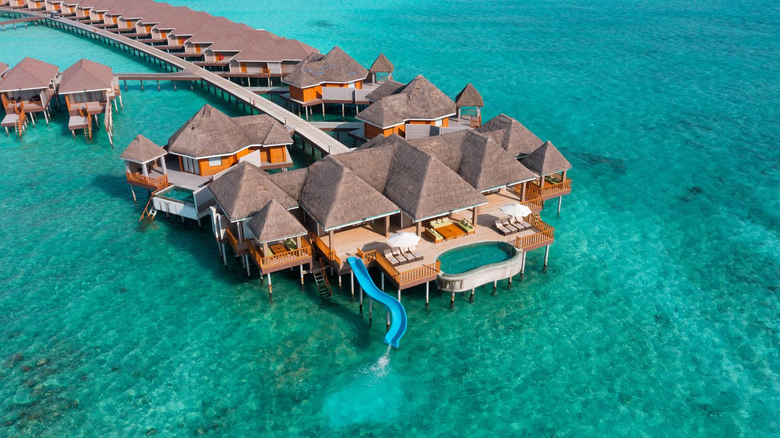 Brennia Kottefaru Presidential Suite 水上空拍