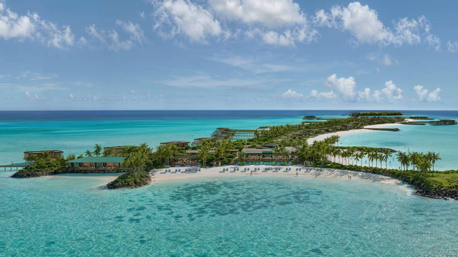 Bvlgari Resort Ranfushi 島嶼空拍效果圖