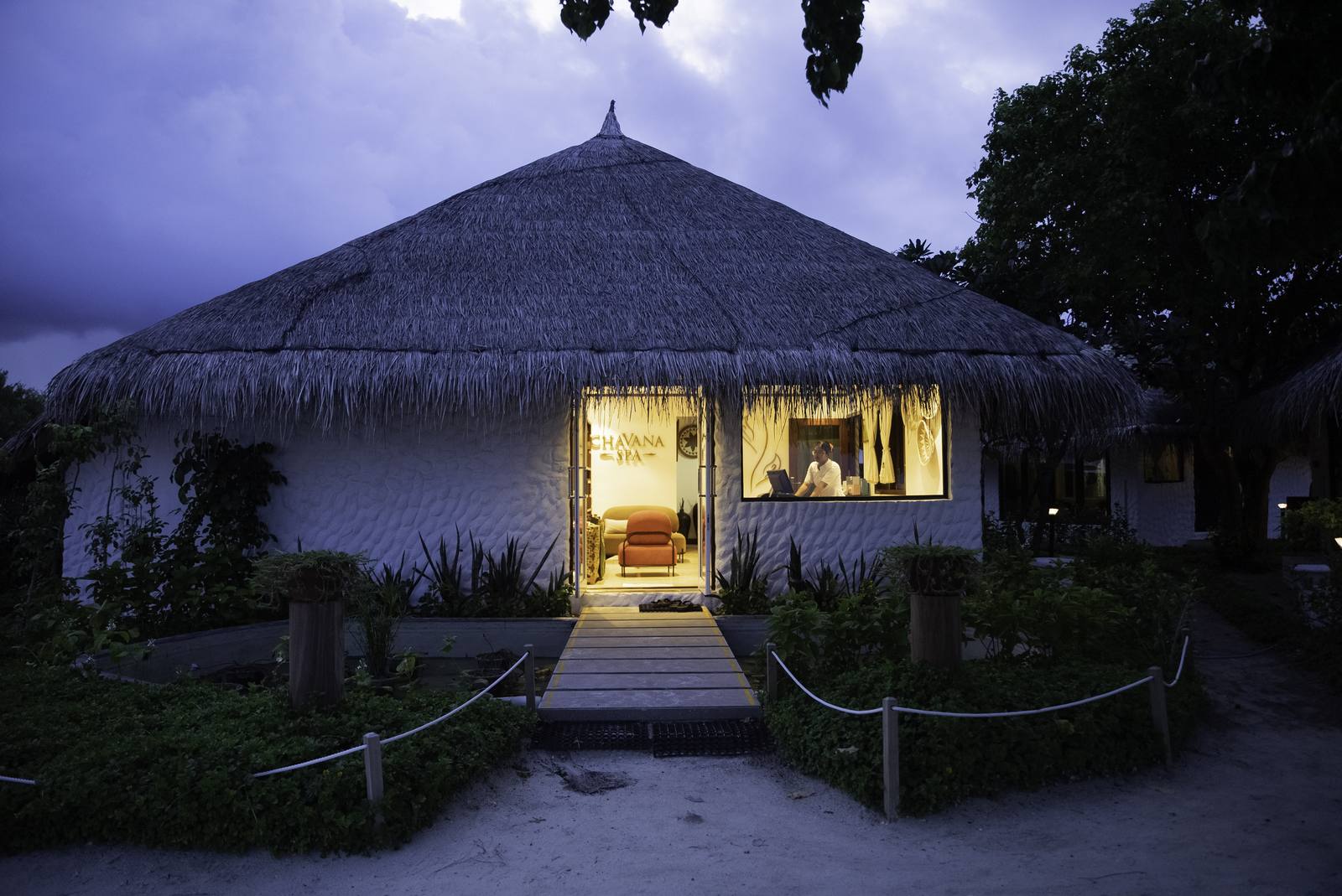 Cinnamon Dhonveli Chavana Spa 夜景