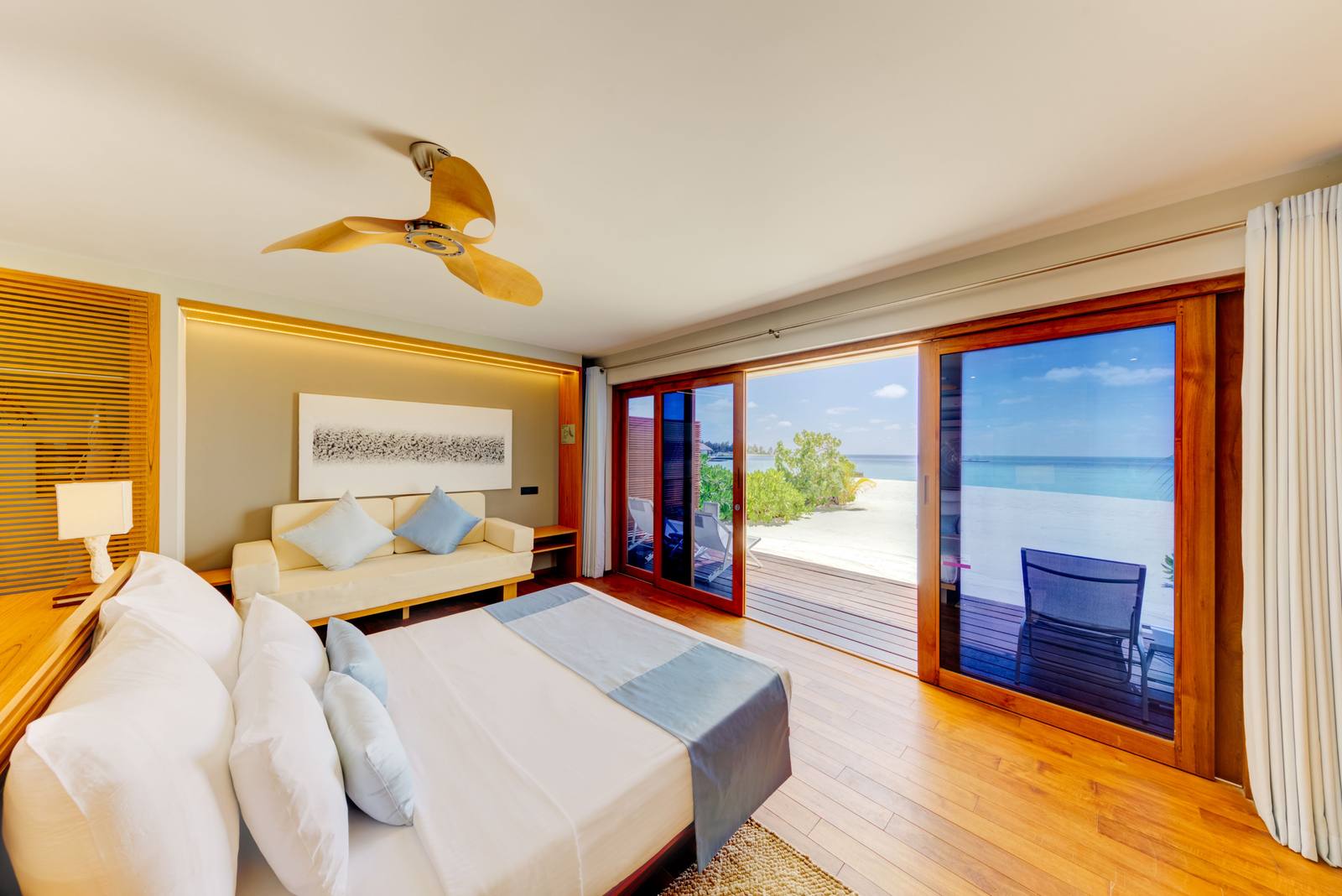 Cinnamon Velifushi Beach Bungalow 臥室
