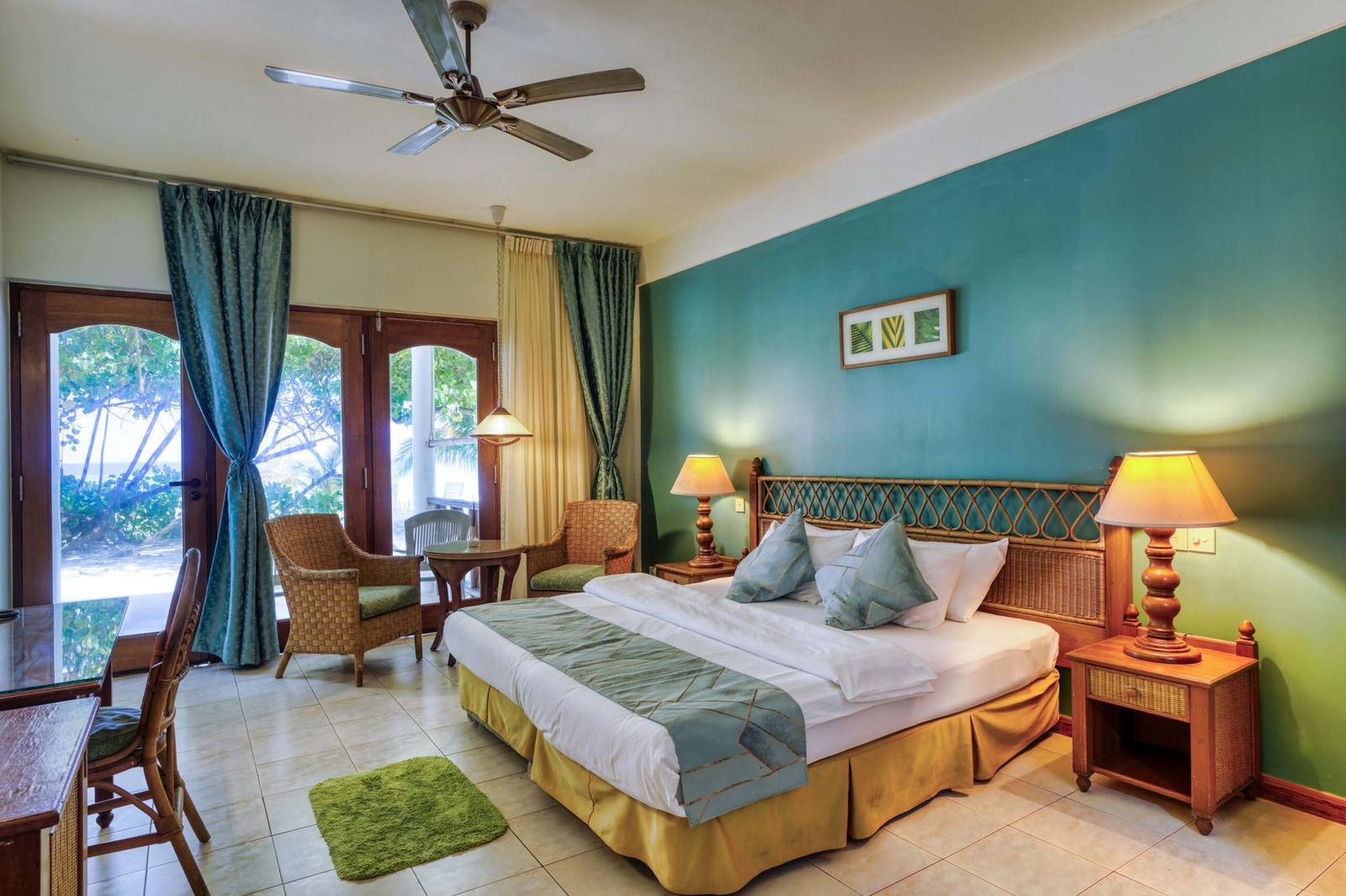 Fihalhohi Maldives Deluxe Beach 臥室