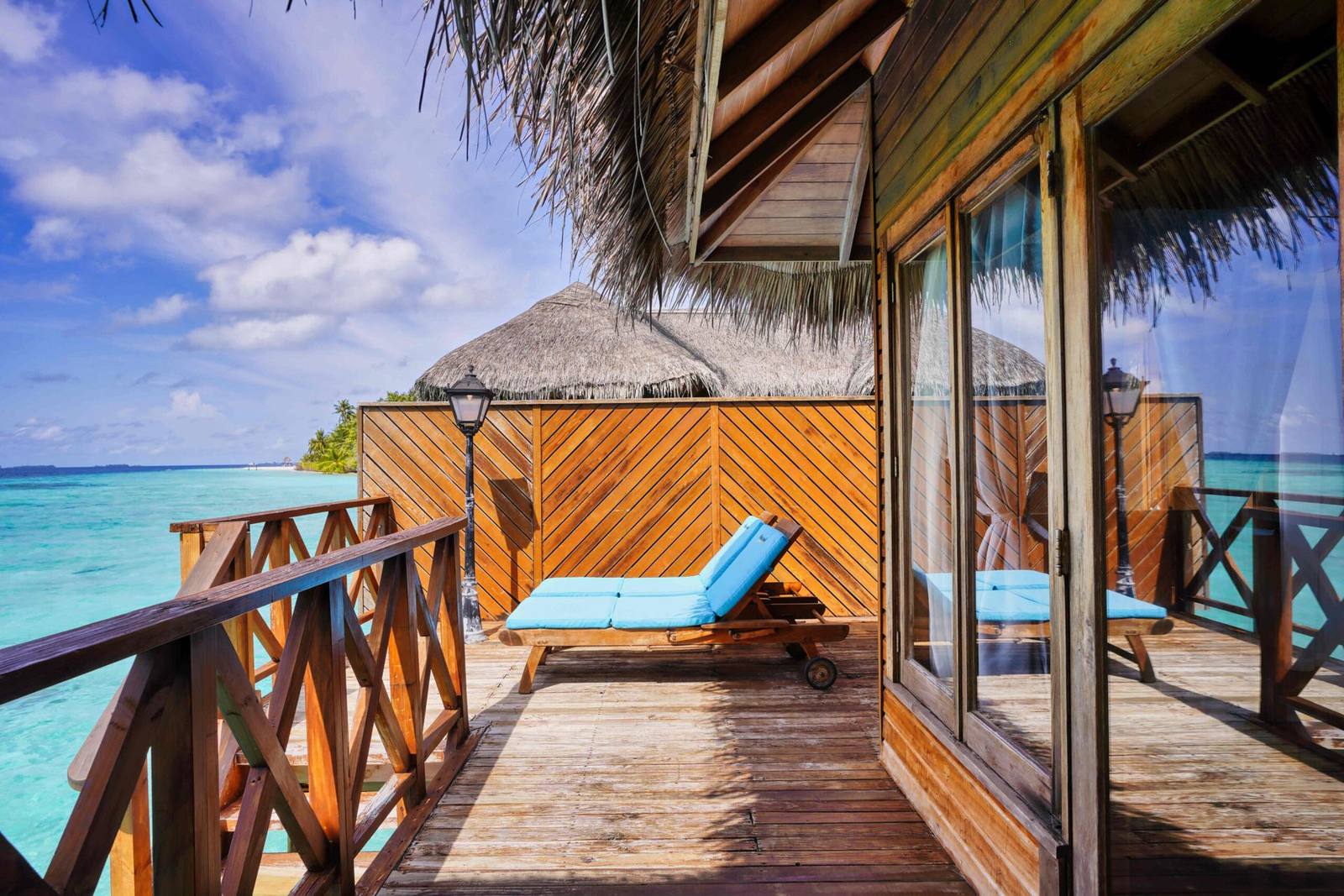 Fihalhohi Maldives Water Villa 日光露台