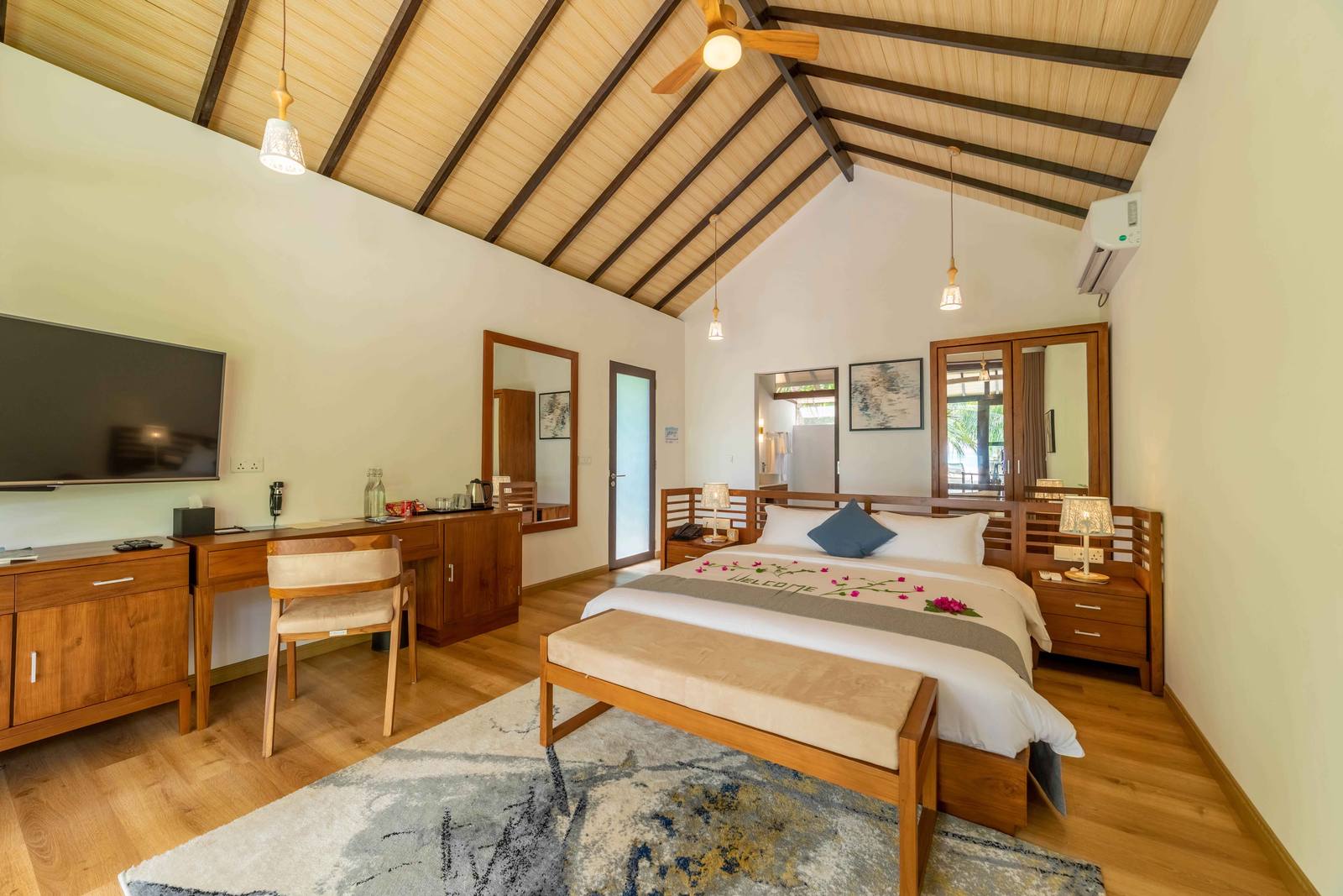 Fiyavalhu Deluxe Garden Villa 臥室