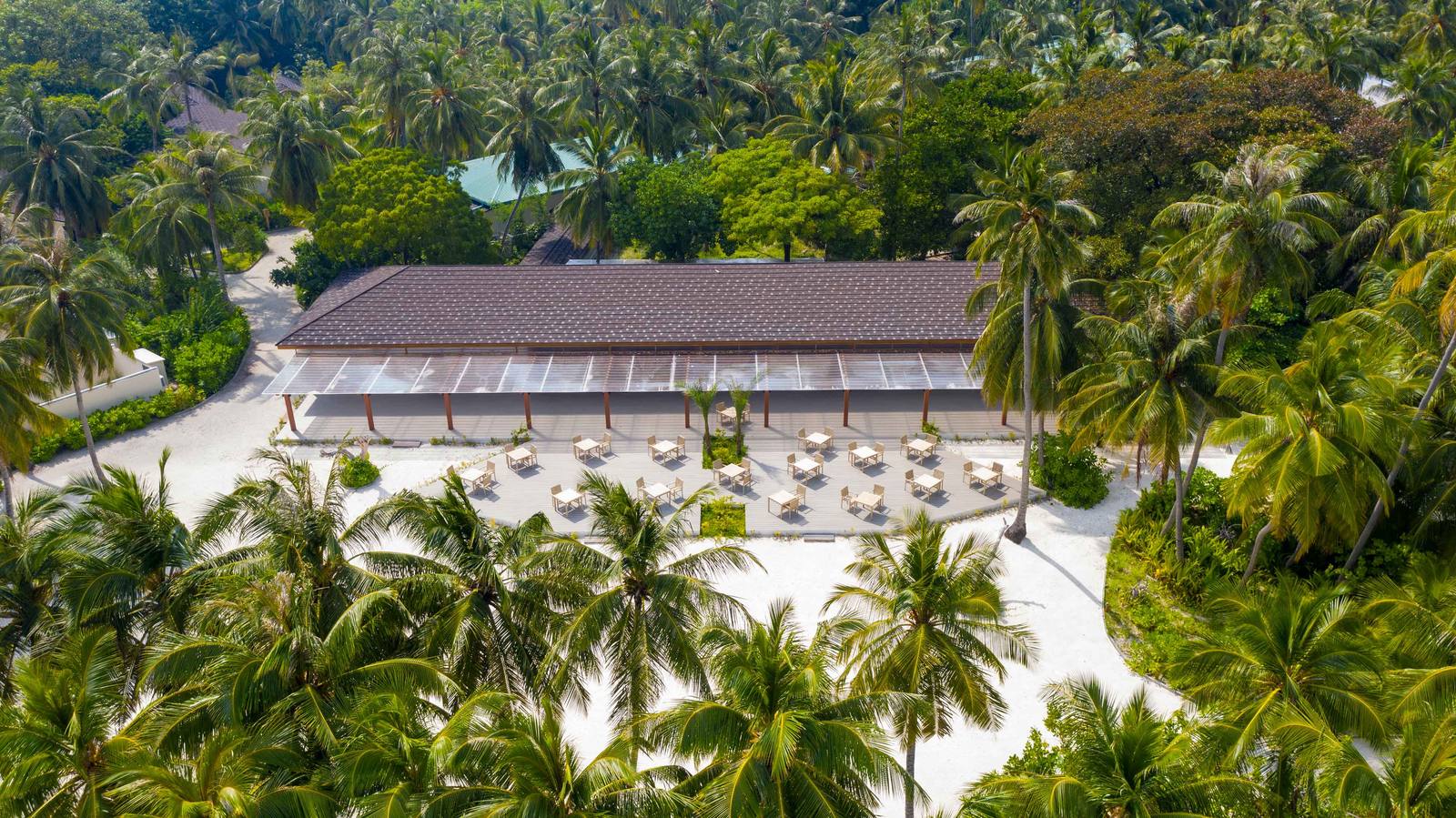 Fiyavalhu Koveli 主餐廳空拍