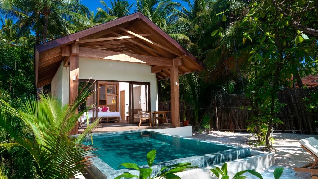 Fiyavalhu Premium Beach Pool Villa 泳池